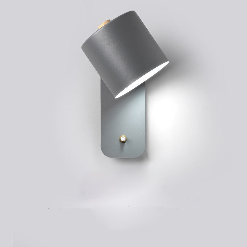 Davy | LED Wall Light with Switch | Modern Metal Design
