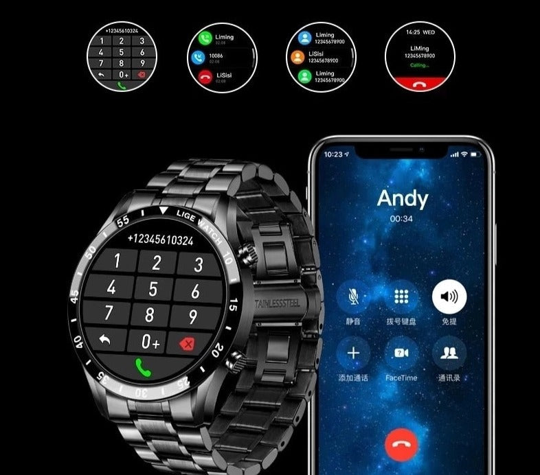 Davy | Luxury 4G Smartwatch – Stylish Watch with Calls, GPS & Health Features