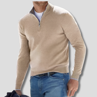 Davy | Pull-over tricoté à demi-fermeture éclair confortable pour homme