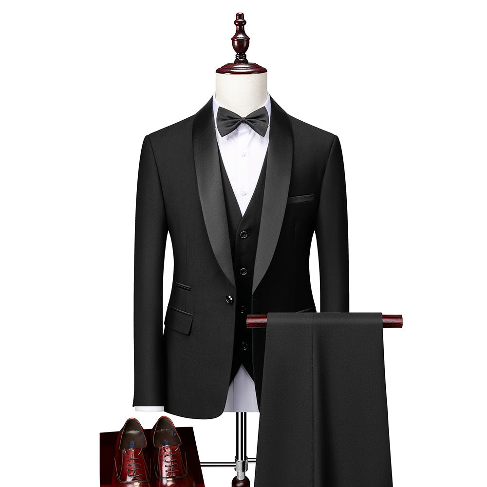 Davy | Men's 3-Piece Shawl Lapel Suit