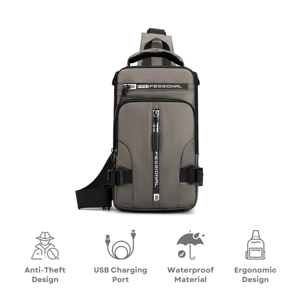 Davy | Men's Anti-Theft Crossbody Bag