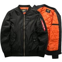 Chaqueta bomber acolchada con forro para hombre