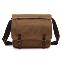 Davy | Bolso Cruzado de Lona para Hombre con Cierre de Hebilla