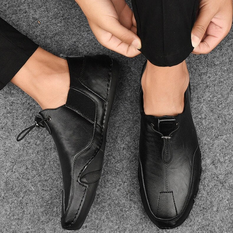 Davy | Men's Casual Slip-On Shoes with Toggle Closure