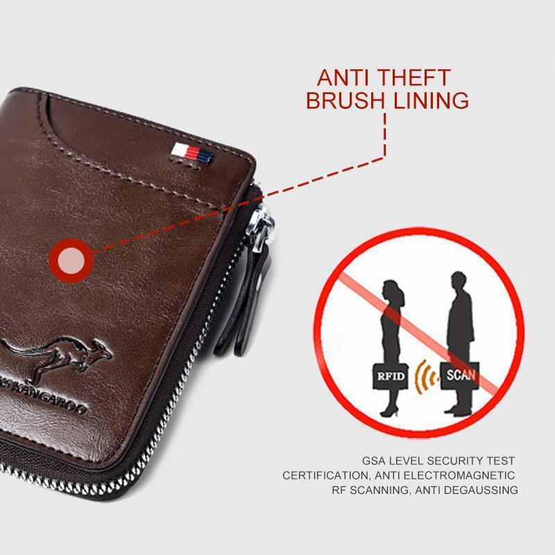 Davy | Men's Compact RFID Blocking Bifold Wallet