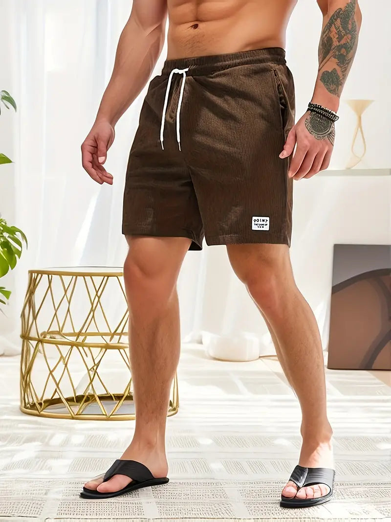 Davy | Men's Corduroy Shorts with Drawstring Waist