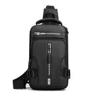 Davy | Bolso cruzado para hombre con carga USB y diseño antirrobo