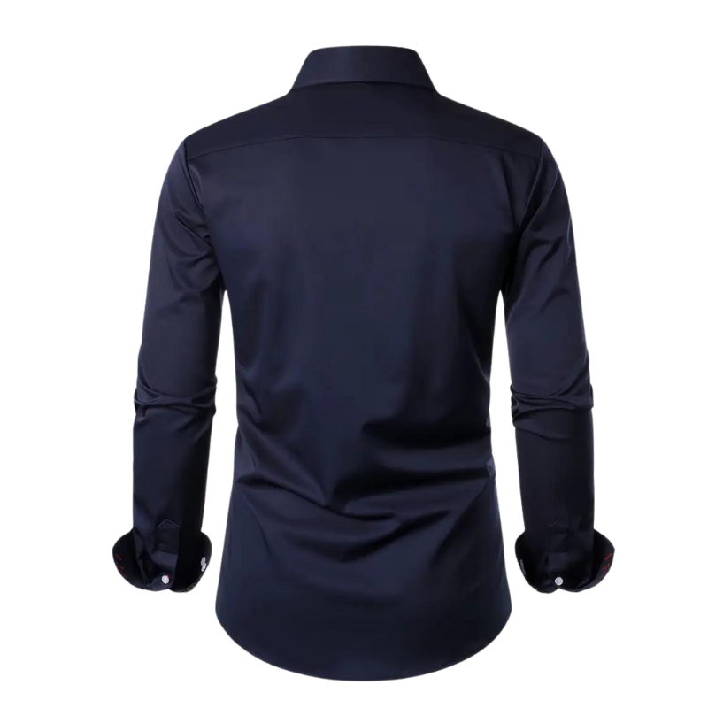 Davy | Men's Dress Shirt with Paisley Print Accents
