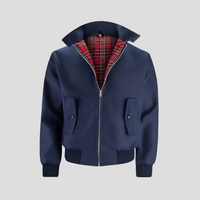 Davy | Veste Harrington pour homme avec doublure tartan