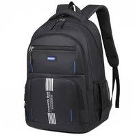 Davy | Mochila para portátil para hombre | Bolsillo frontal a rayas