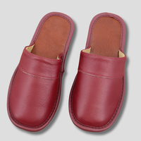 Zapatillas cómodas de cuero sin cordones