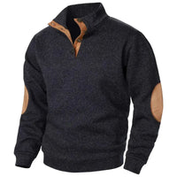Davy | Pull pour homme avec coudières en suède