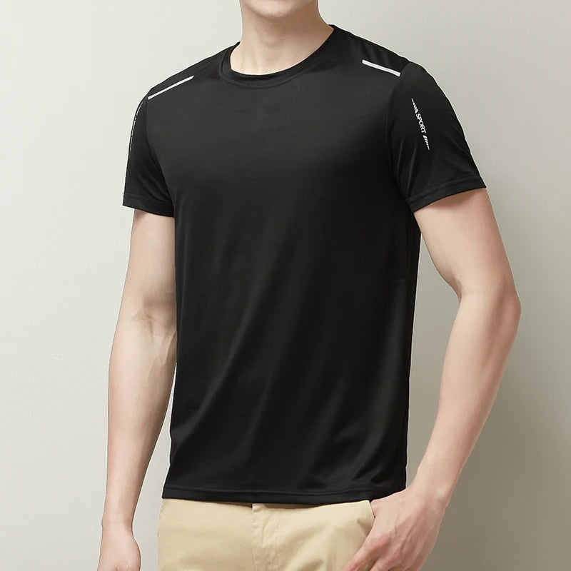 Davy | Men's Quick-Dry Sport T-Shirt with Reflective Detail