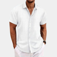 Chemise Homme Manches Courtes Texturée