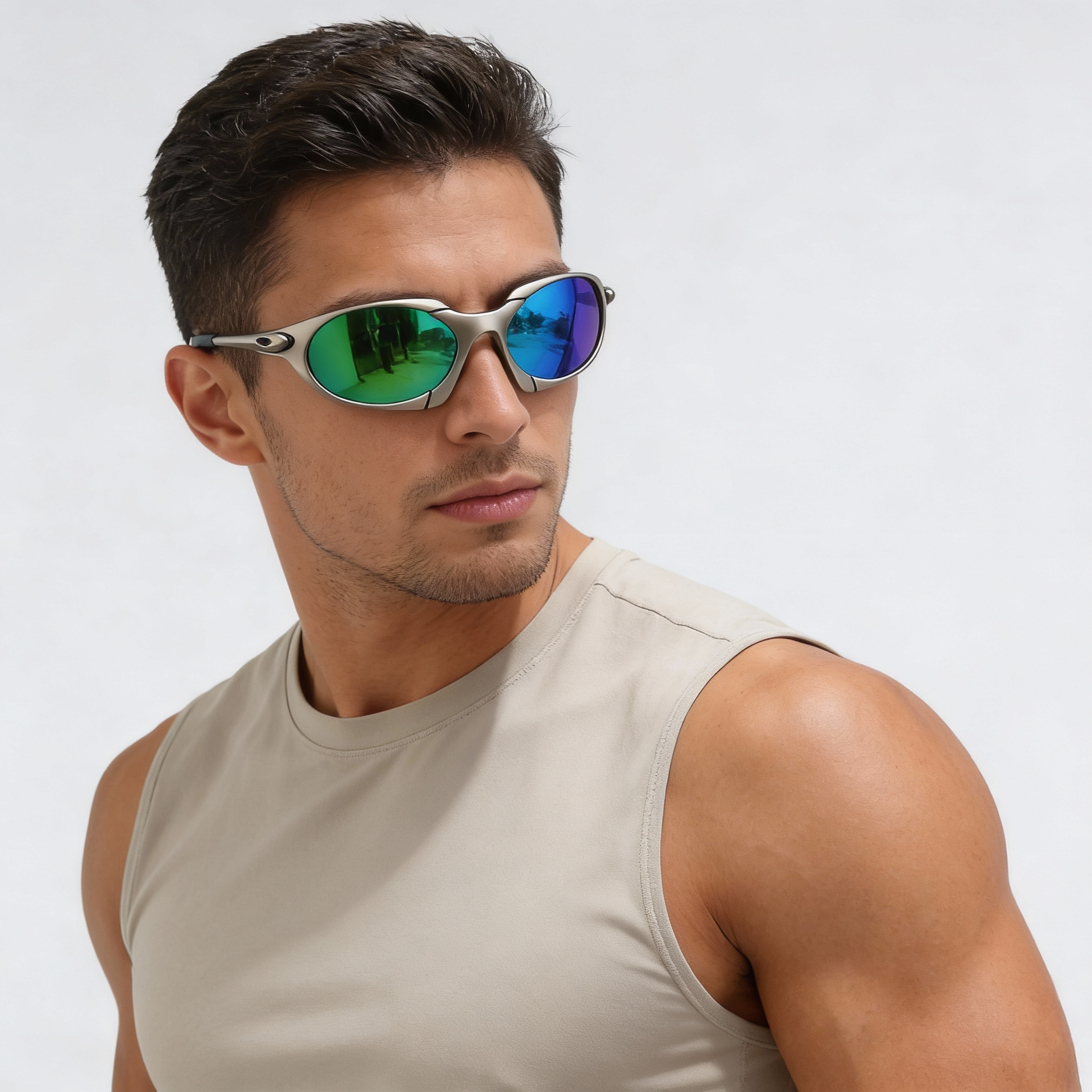 Davy | Men’s Sport Polarised Sunglasses – UV Protection with Lightweight Metal Frame
