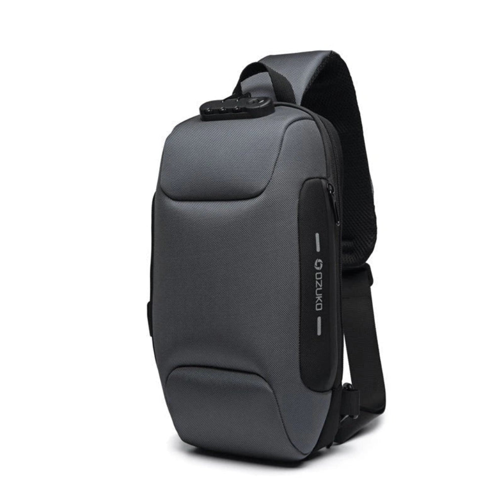 Davy | Men's USB Crossbody Bag with Lockable Design