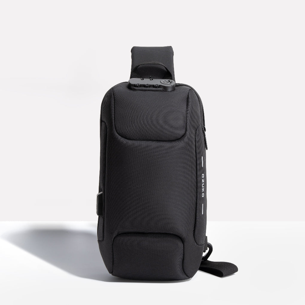 Davy | Men's USB Crossbody Bag with Lockable Design