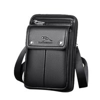 Davy | Bolso bandolera vertical para hombre con bolsillo de solapa