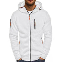 Davy | Sudadera con cremallera cómoda para hombre con detalles en contraste