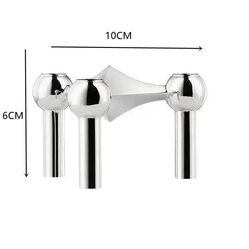 Davy | Metal Candle Holder – Modular Molecular Design, Table & Decor