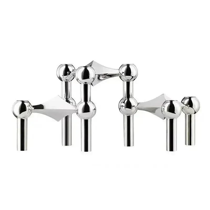 Davy | Metal Candle Holder – Modular Molecular Design, Table & Decor