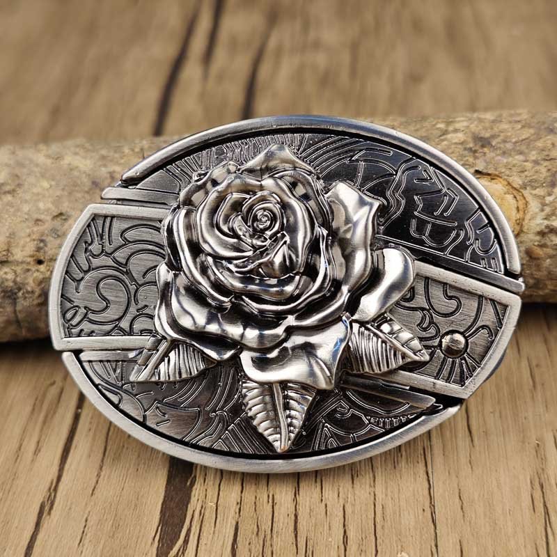 Davy | Metal Oval Cowboys Belt Buckle