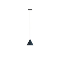 Davy | Lámpara Colgante Minimalista | Colgante de Metal Negro