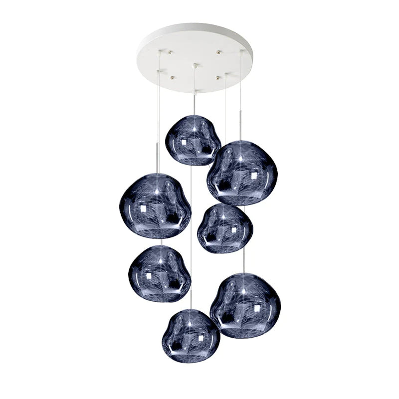 Davy | Multi-Arm Pendant Light | Sculptural Melt Design