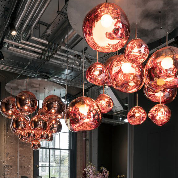 Davy | Multi-Arm Pendant Light | Sculptural Melt Design