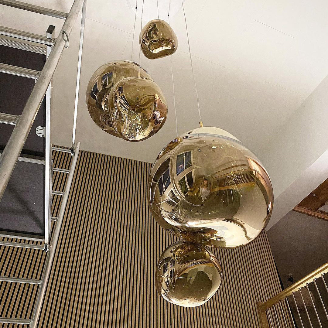 Davy | Multi-Arm Pendant Light | Sculptural Melt Design
