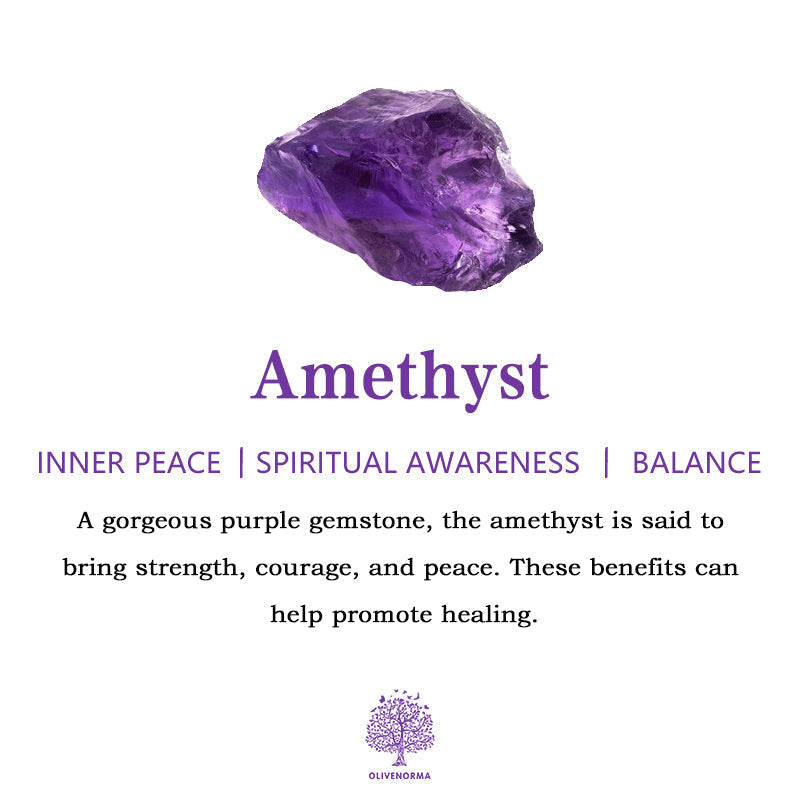 Davy | Natural Crystal Healing Energy Bracelet - Aria