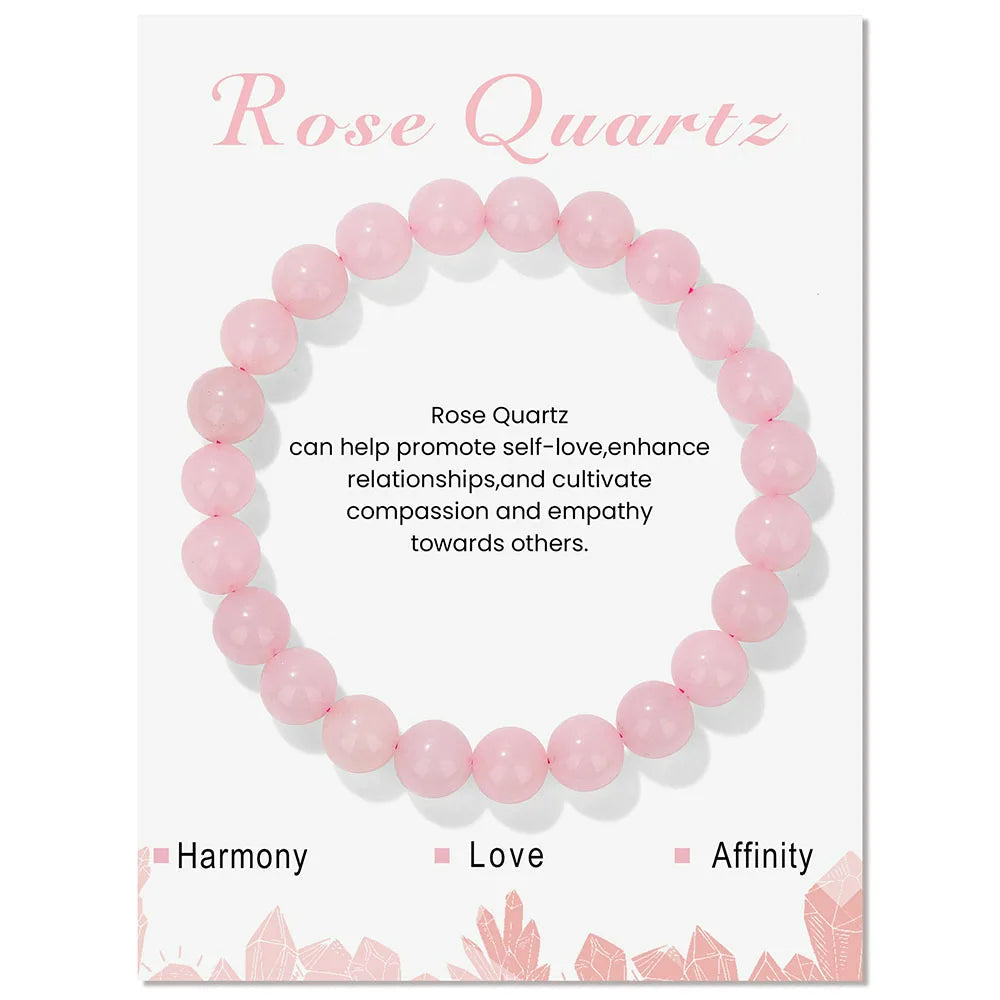 Davy | Natural Crystal Healing Energy Bracelet - Aria