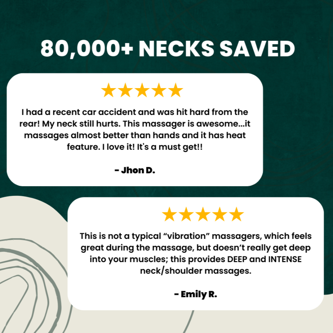 Davy | Neck Warmer & Massage Device | Neck and Shoulder Heat for Muscle Relaxation | Adjustable Settings for Stress Reduction | Targeted Neck Pain and Relaxation