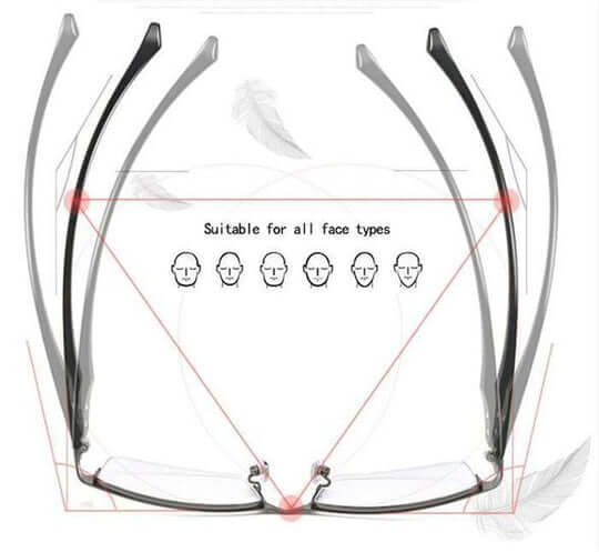 Davy | Optivista Intelligent Progressive Glasses | Automatic Field of Vision Adjustment & Blue Light Filter