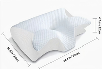 Davy | Oreiller pour Apnée du Sommeil & Soulagement du Ronflement – Oreiller Ergonomique en Mousse à Mémoire de Forme Anti-Ronflement pour une Meilleure Respiration & un Sommeil Profond