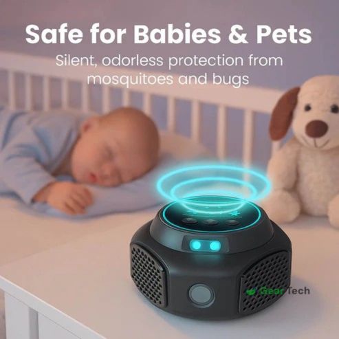 Davy | Plug-In Ultrasonic Rat Repellent | Chemical-Free. Silent & Covers Up to 3200 sq. ft. for Indoor and Outdoor Use