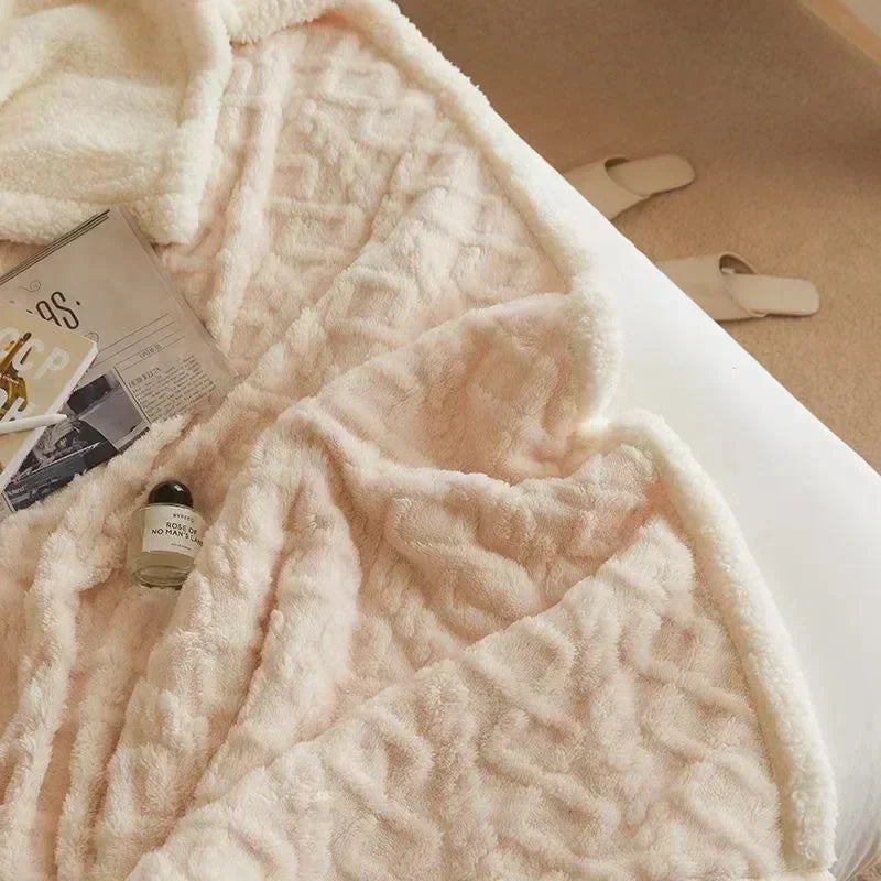 Davy | Plush Textured Blanket for Cozy Comfort