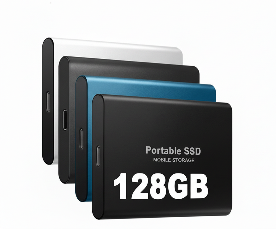 Davy | Portable External SSD | USB 3.1 Type C Fast Storage | Up to 128GB