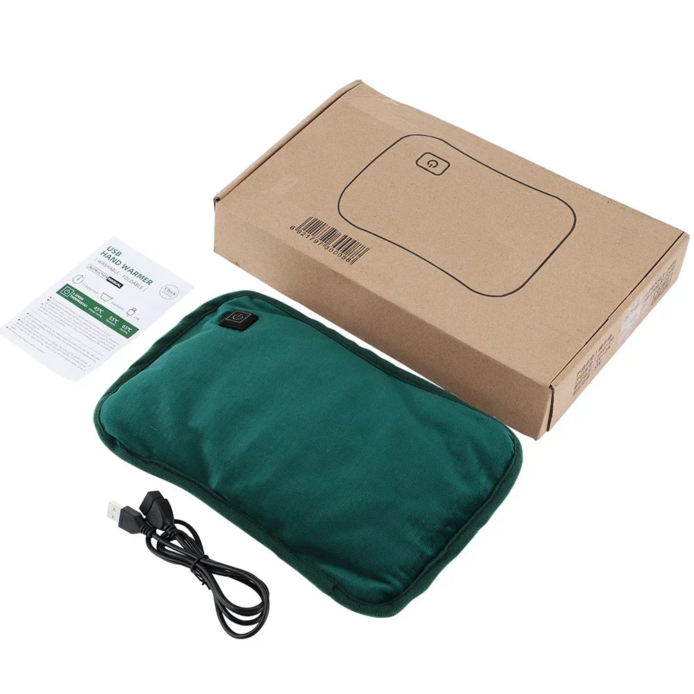 Davy | Portable Graphene Heating Pad | USB Rechargeable | 3 Temperature Levels | Ergonomic Hand & Belly Warmer | Includes Intelligent Auto Shut-Off