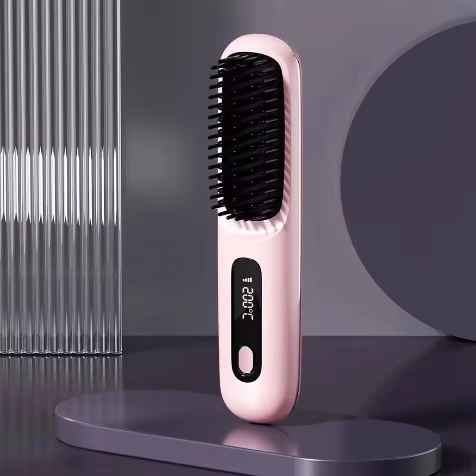 Davy | Portable Hair Styling Brush | Smooth and Healthy Hair Anytime, Anywhere