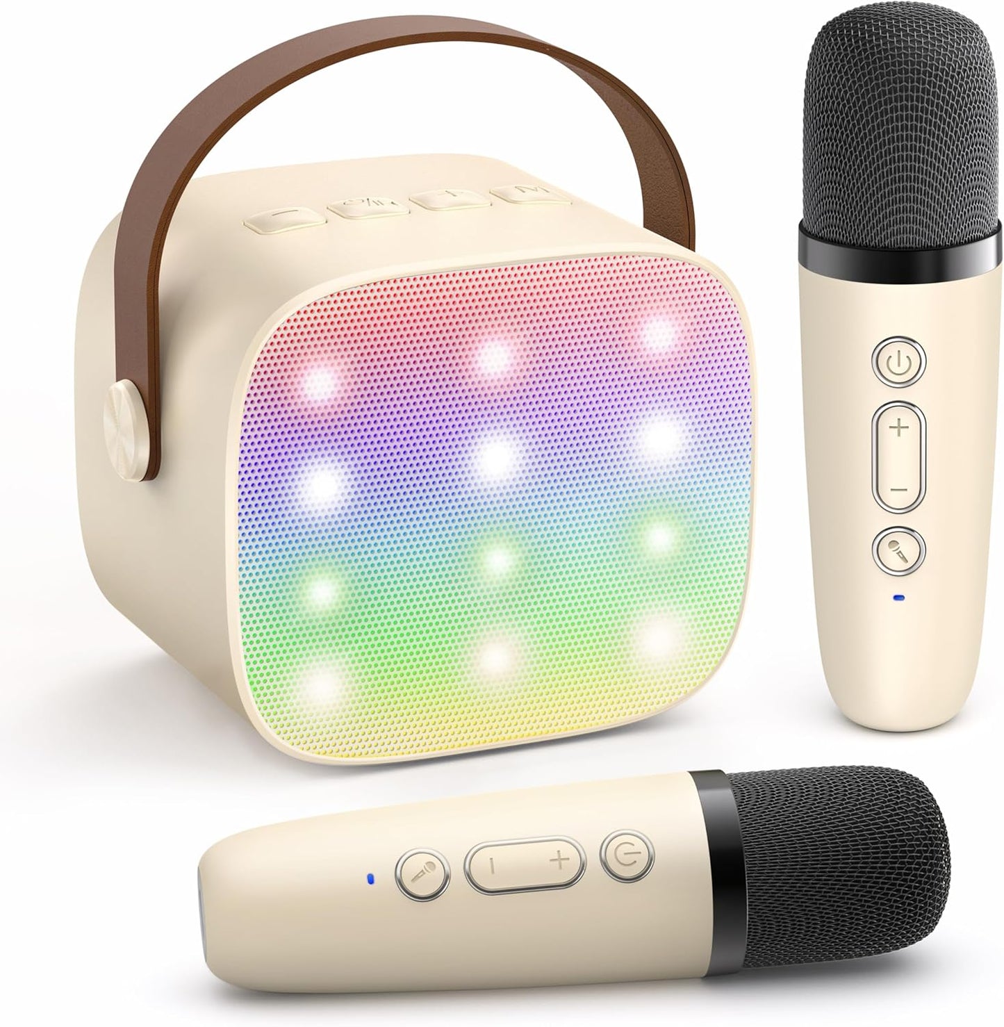 Davy | Portable Mini Karaoke Machine with Bluetooth Speaker and 2 Wireless Microphones – Veylo