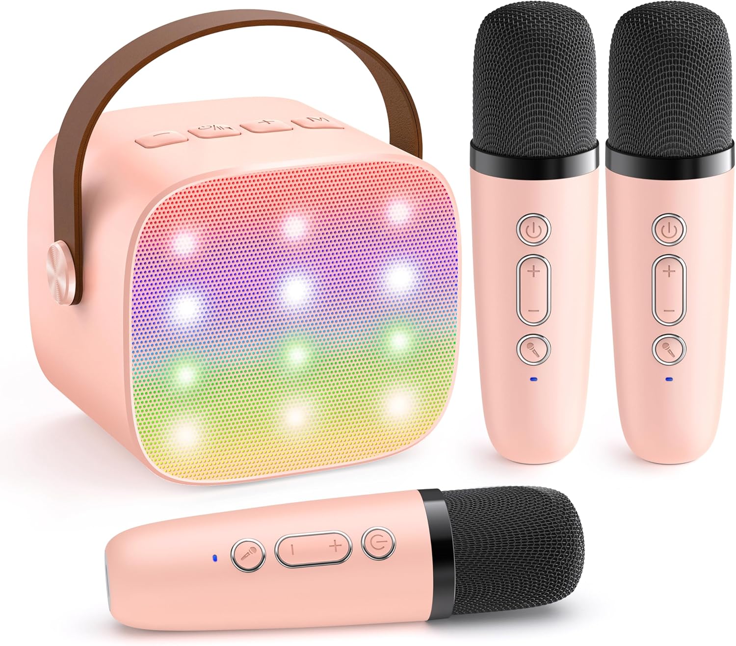 Davy | Portable Mini Karaoke Machine with Bluetooth Speaker and 2 Wireless Microphones – Veylo