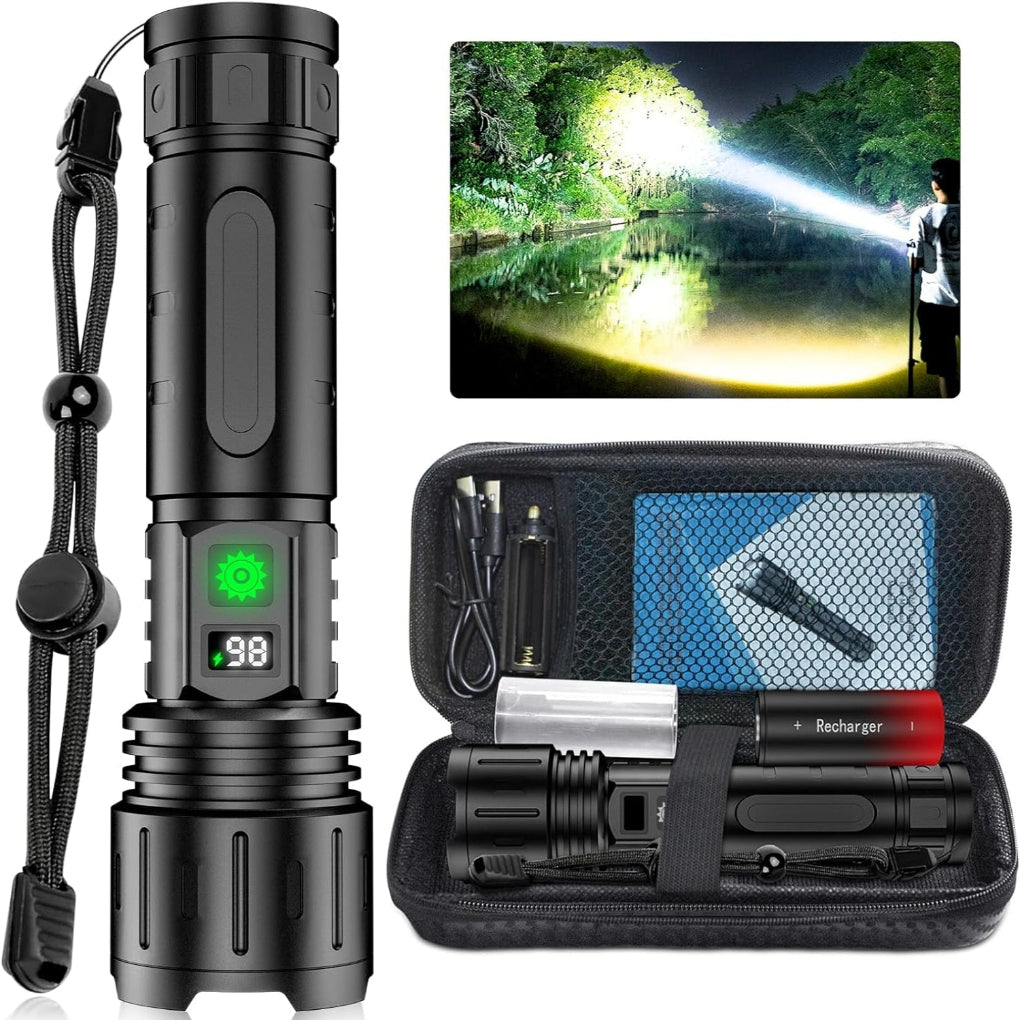 Davy | Powerful Flashlight with LCD Power Display