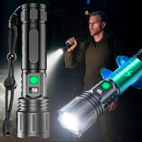 Davy | Lampe torche puissante avec affichage LCD de la batterie