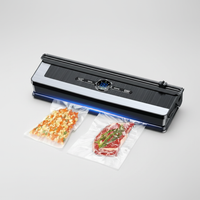 Davy | Selladora al vacío profesional 8 en 1 | Cortador de precisión integrado | Modos para alimentos secos y húmedos | Sistema de sellado hermético con LED | Incluye 15 bolsas para vacío