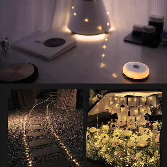 Davy | Rechargeable Waterproof Camping Lamp with Light Strip