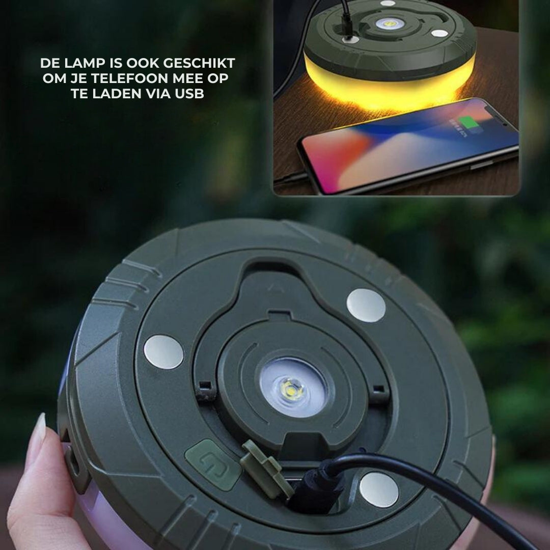 Davy | Rechargeable Waterproof Camping Lamp with Light Strip