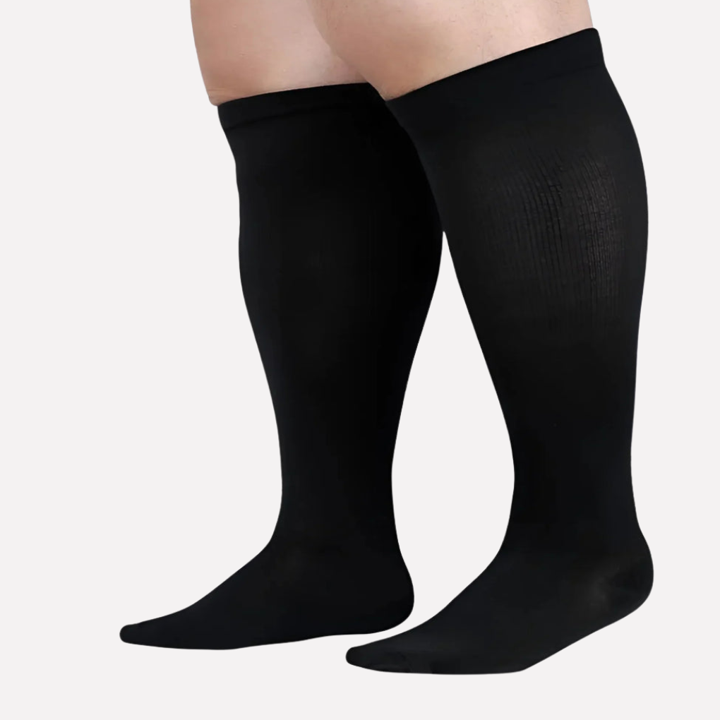 Davy | Ribbed Graduated Compression Socks