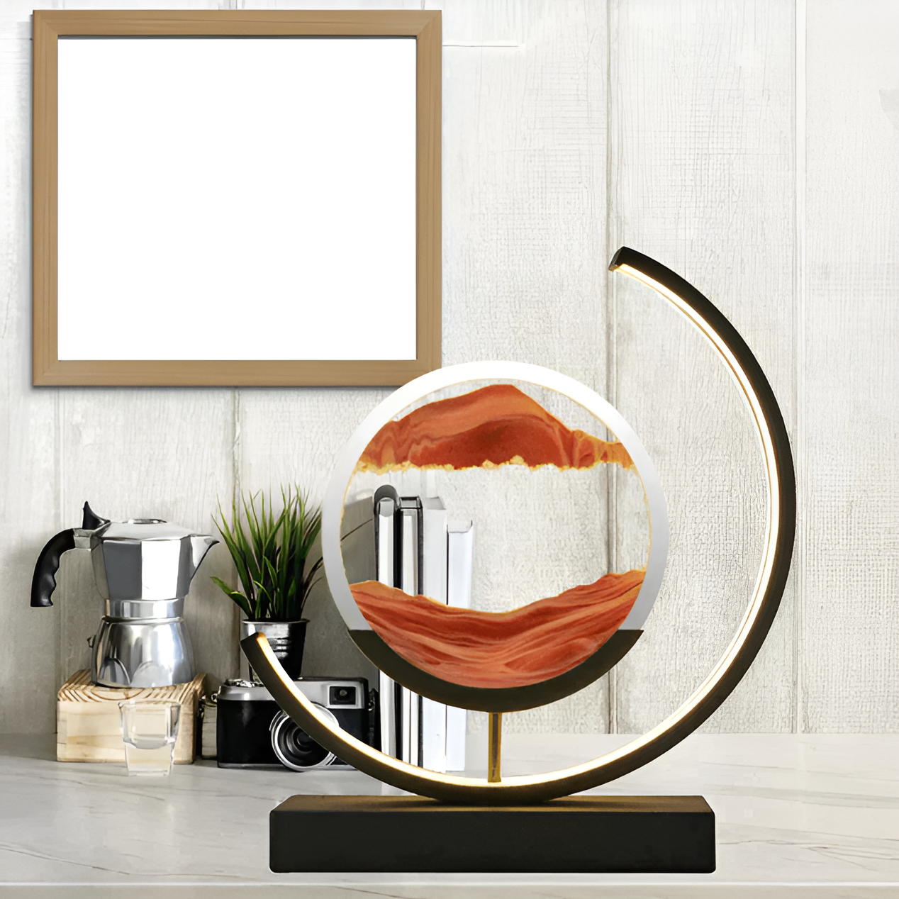 Davy | Sand Glow - Sand Lamp with Remote Control & Dimmable Features