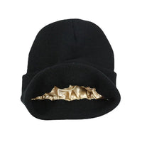 Davy | Wool Knit Hat with Satin Lining